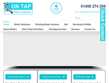 Tablet Screenshot of on-tap.co.uk